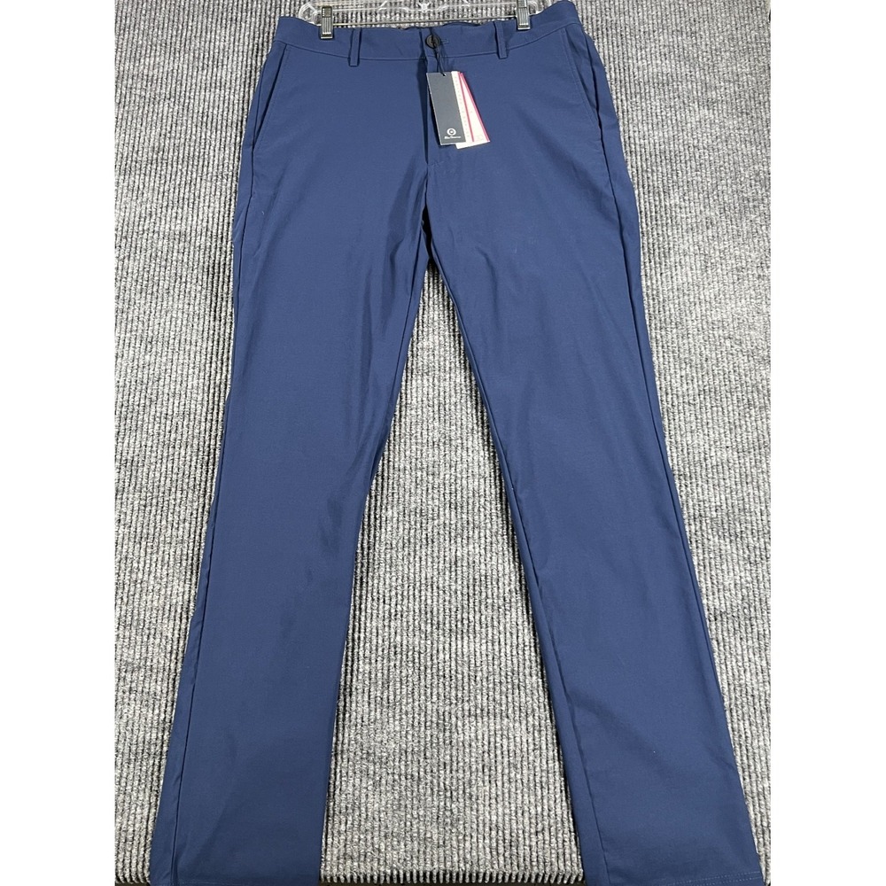 Ben Sherman Pants Mens 32x34 Blue Chino Heritage Casual Golf Outdoor New